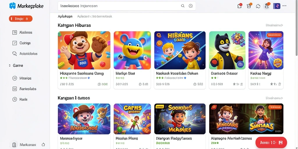 Screenshot menampilkan tampilan permainan slot dengan tema laut.